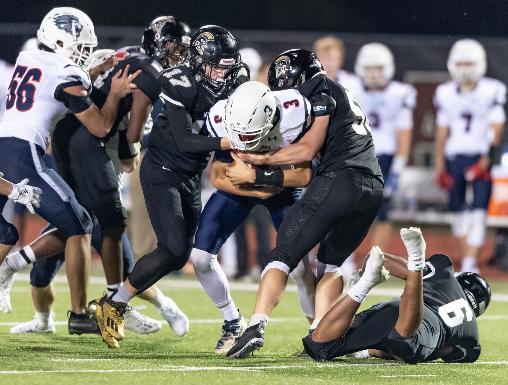 Monday night high school football action